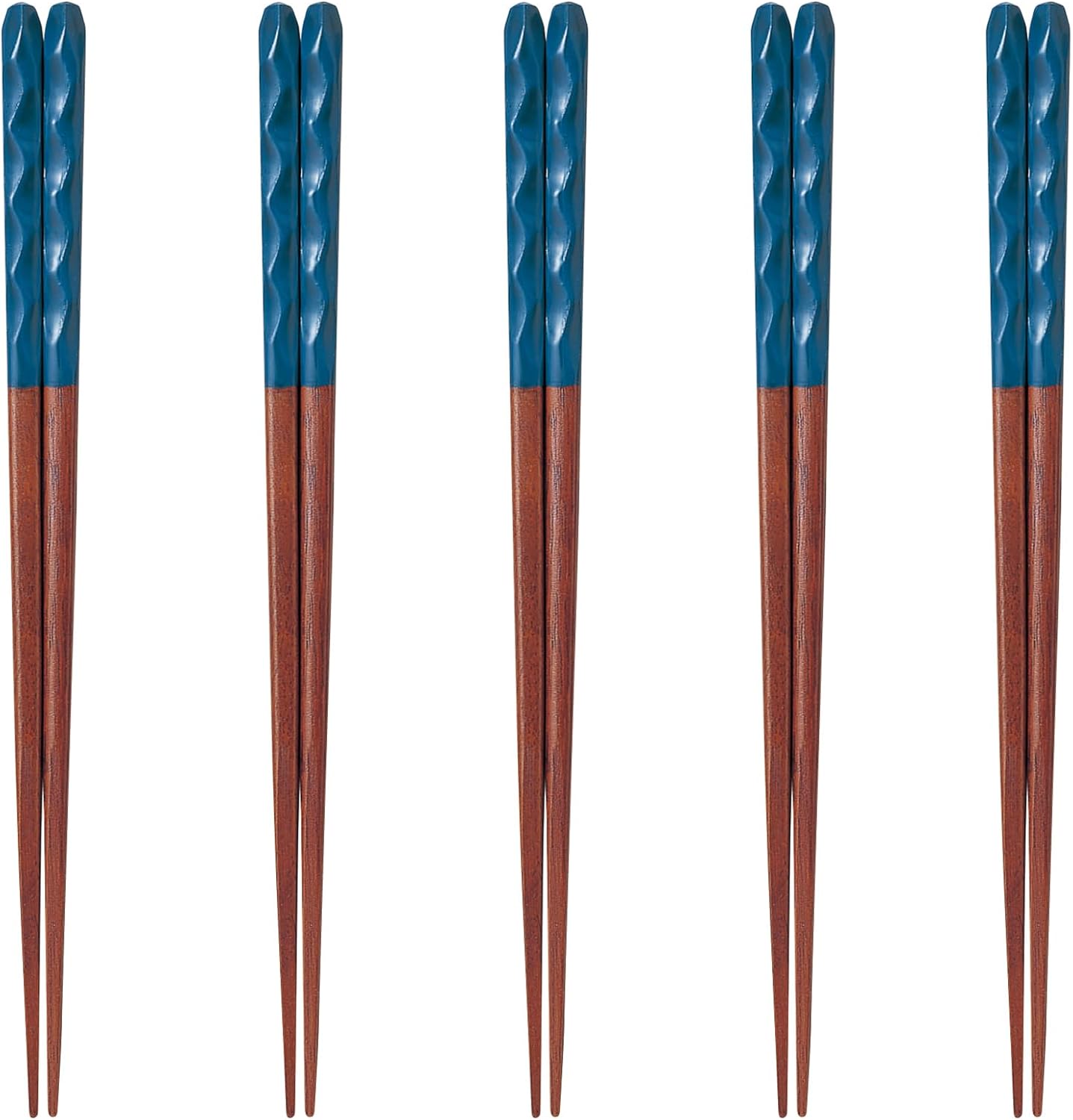 J-kitchens PID593778 Japanese Chopsticks, Set of 5 Pairs, Material: Wood, Chopsticks, Made in Japan