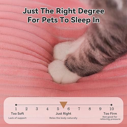 Miniatura 4 de Cama rectangular para perros y gatos, para mascotas, regalo para cachorros y gatitos, lavable a máquina, sofá mullido para interiores y exteriores,