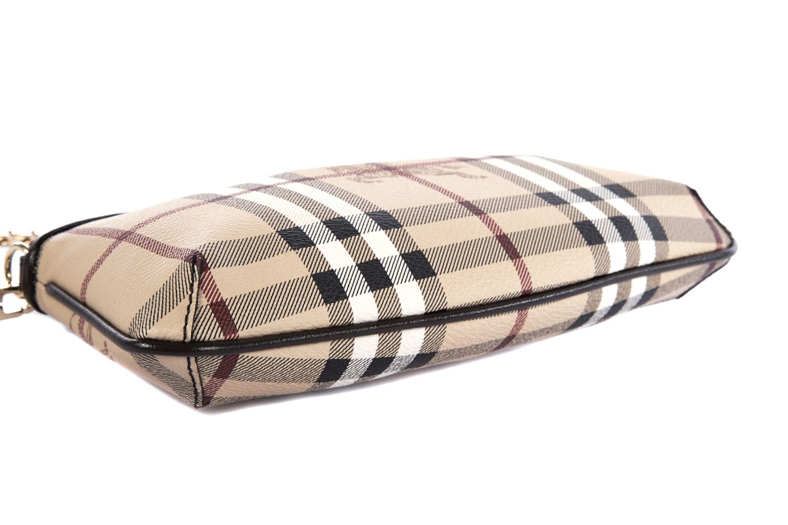 Burberryhaymarket Nova Check Clara Convertible Wristlet