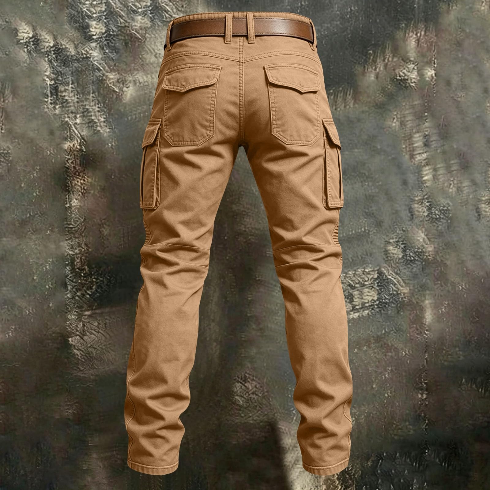 SOOUICKER Herren Cargohose Stretch Baumwolle Outdoor
