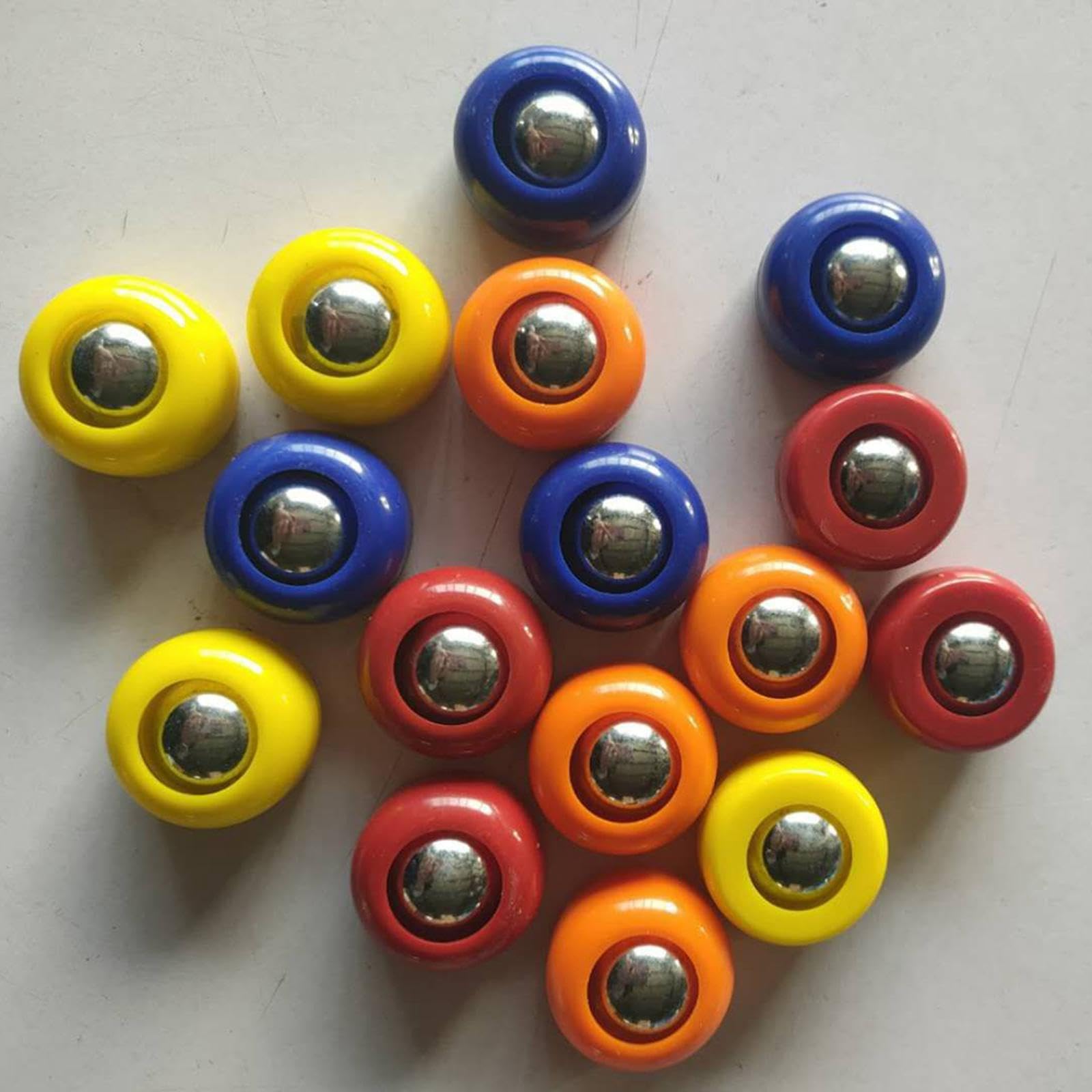 16 Stück Mini Shuffleboard Pucks, Shuffleboard Tisch Pucks für Spiele, Familie Und Zuhause