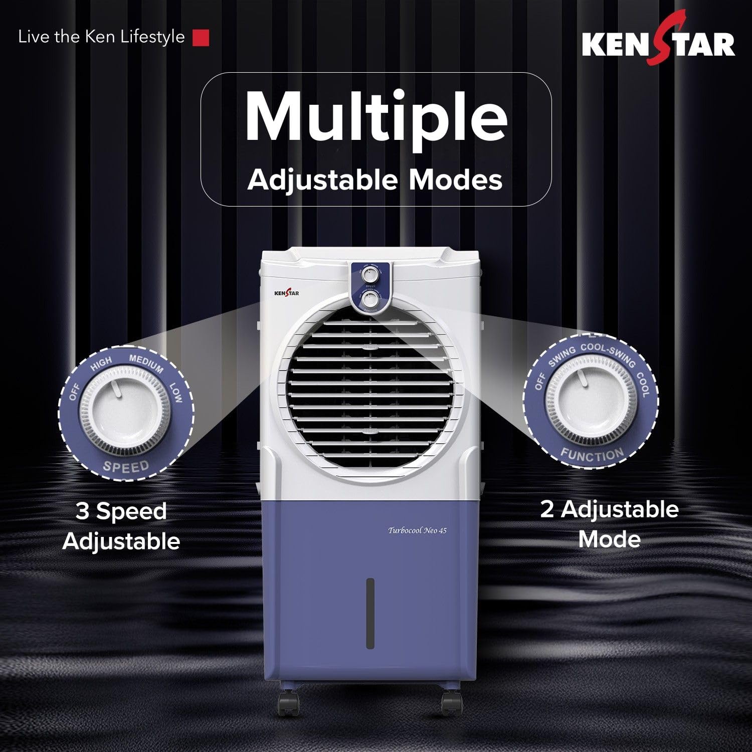 Kenstar TURBOCOOL NEO HC 45 Air Cooler - Stay Cool! -6