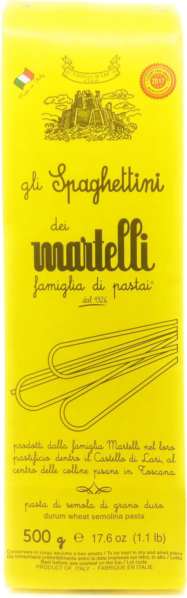 Spaghettini 1.1 LB each (2 Pack)