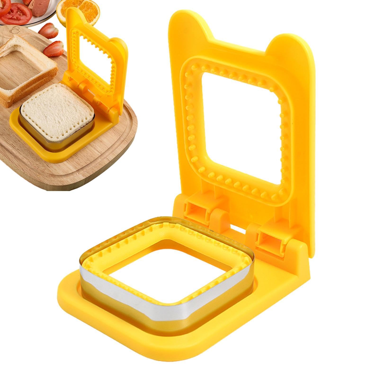 Décrouteur à Sandwich Au - Crêpière Aux Biscuits Coupe-Sandwich Carré En Forme D'accessoires De Boîte Lunch Pour Crêpes Biscuits, Fabricant Sandwichs Sandwich Cutter Scellant Des