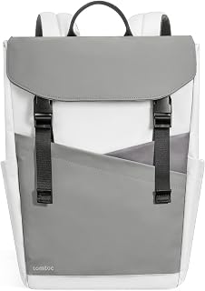 Flap Laptop Backpack, Lightweight, Water-Resistant College School Casual Daypack Bookbag for 13-16 Inch MacBook, 18L