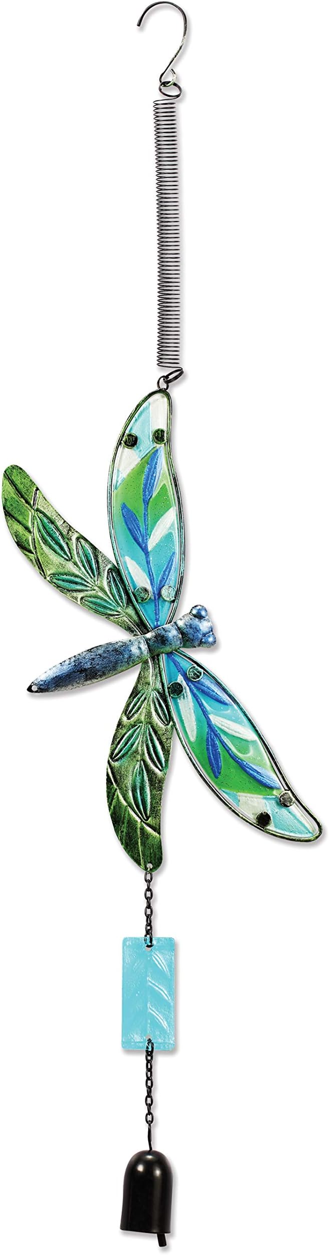 Sunset Vista Designs Jumbo Fusion Glass Dragonfly Bouncy Hanging Decoration