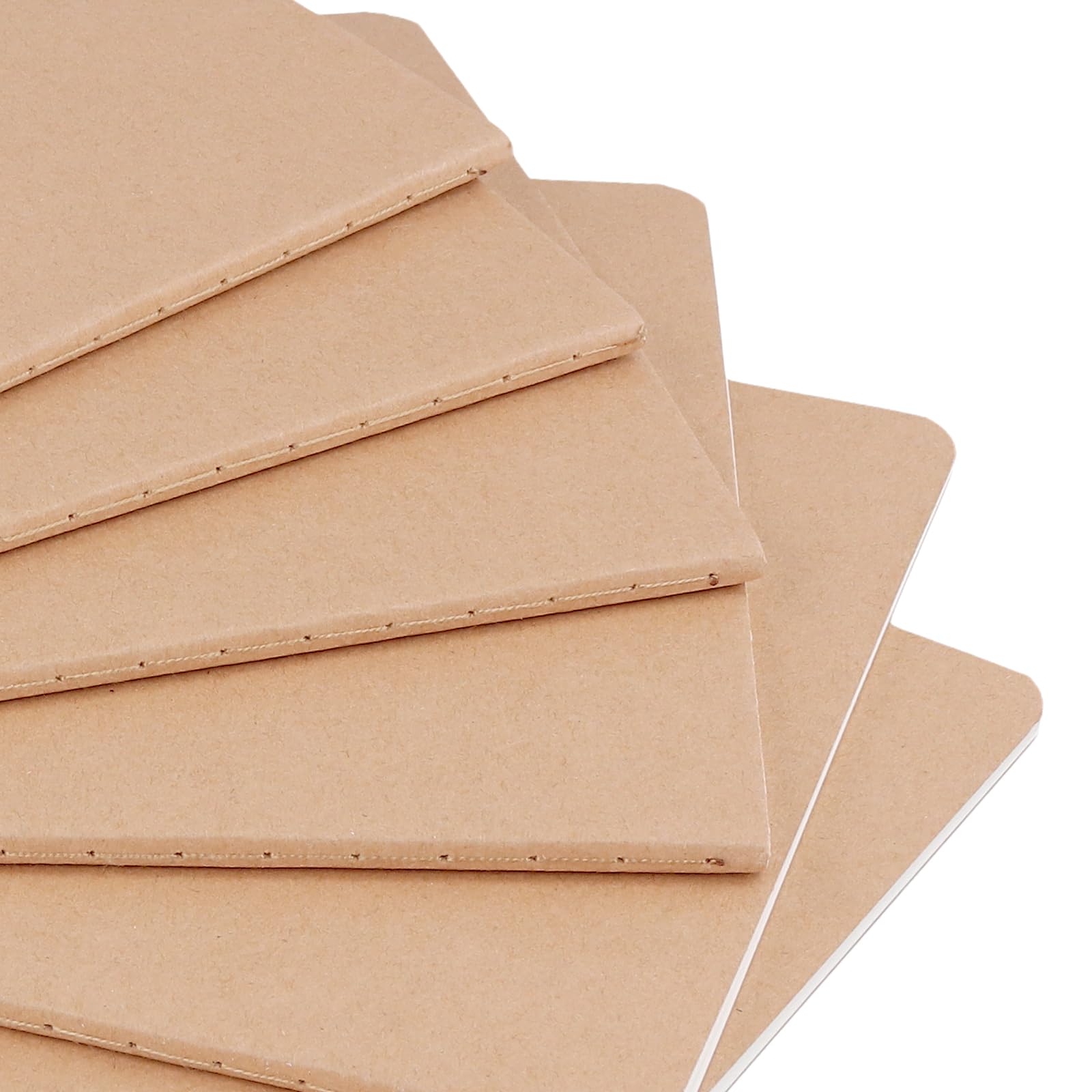 ZOENHOU 30 sztuk notesów A5, puste notatniki z papieru typu kraft, zestaw z ok?adk? z papieru typu kraft i 30 pustymi kartami, papier 80 g, szkicownik do biura, szko?y i rysunków artystycznych