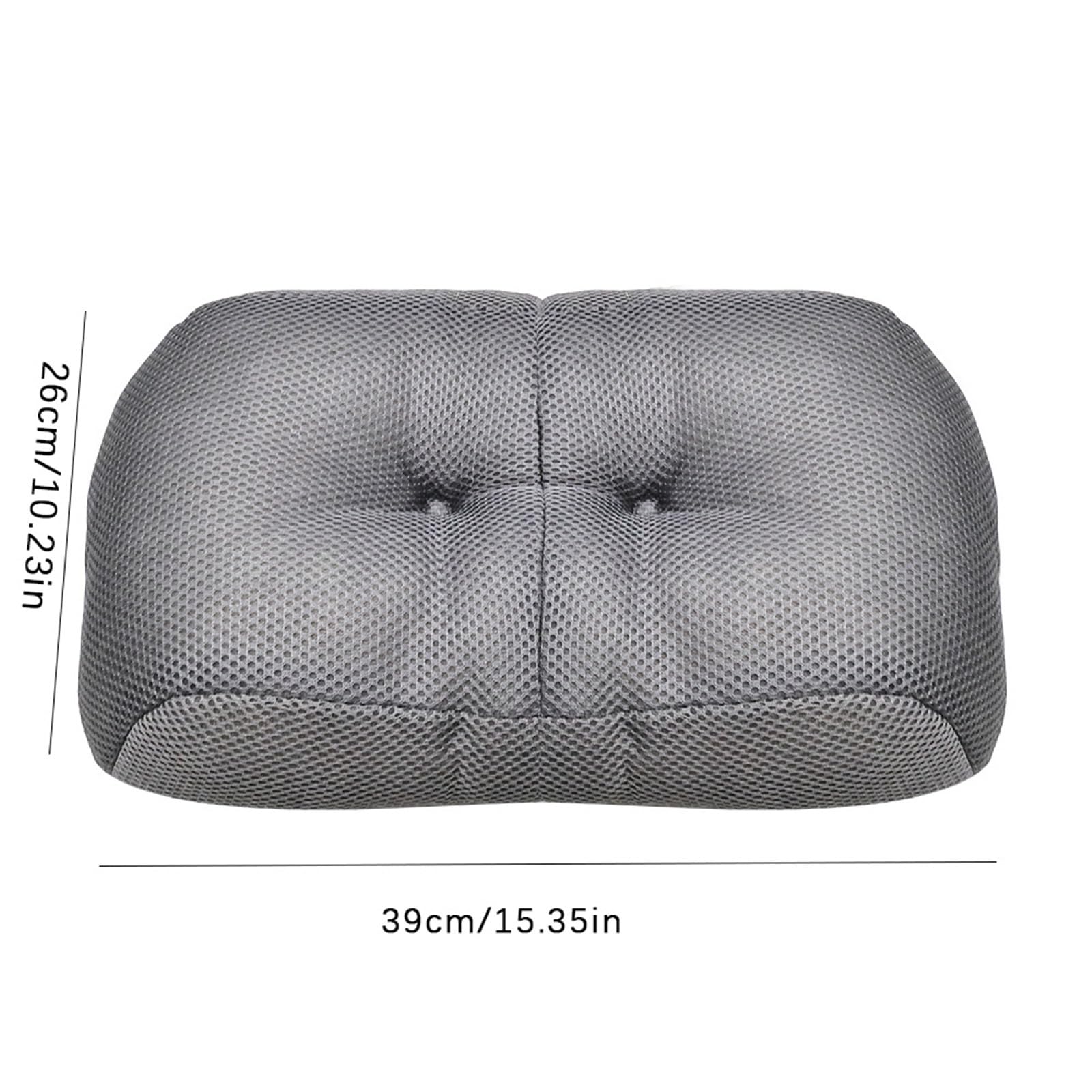 1 cojín lumbar para asiento de oficina, cojín lumbar para coche, cojín lumbar para silla, soporte de cintura, almohada para sofá (negro)