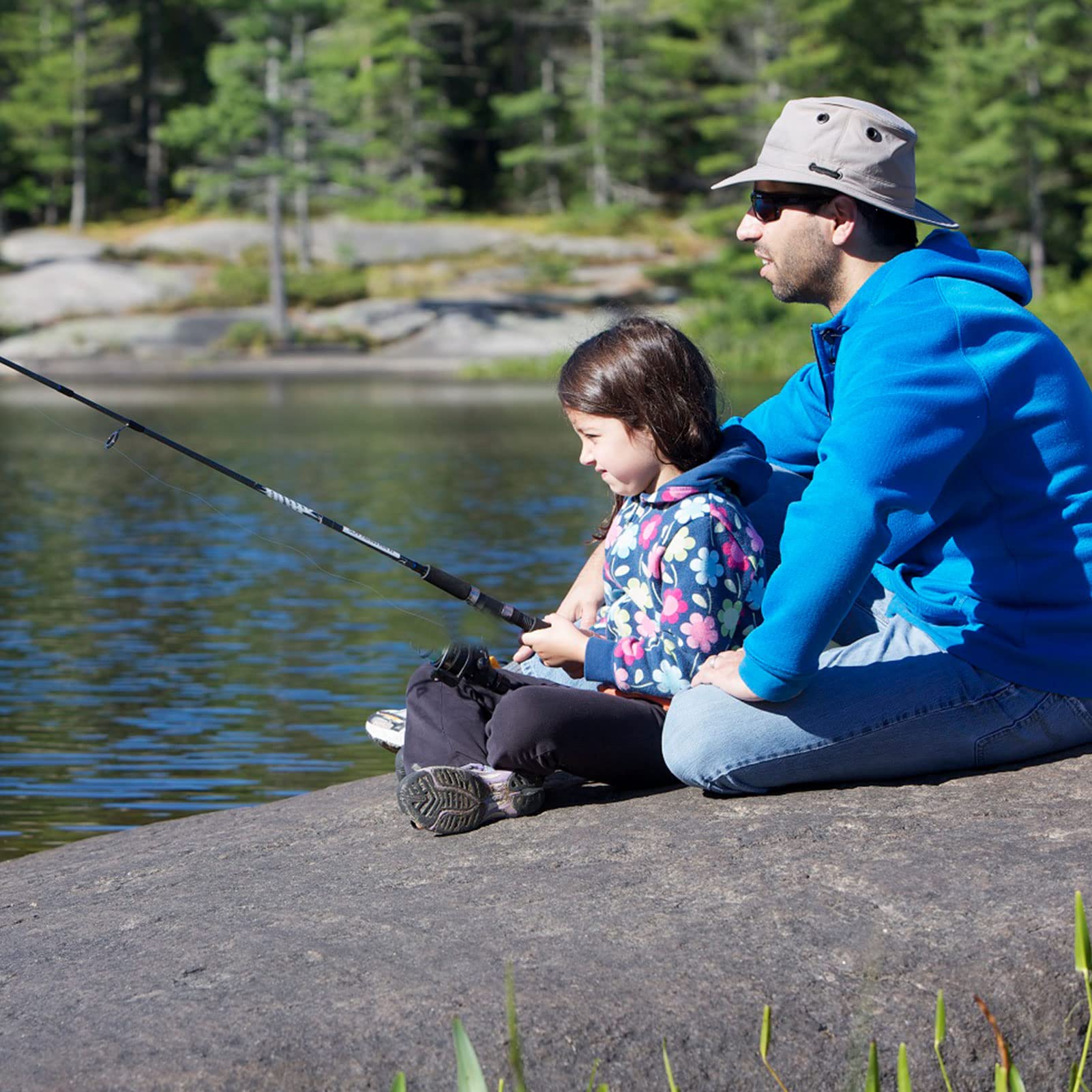 Canna da pesca pieghevole e mulinello, canna da pesca telescopica con mulinello da spinning, kit di canna da pesca pieghevole portatile per acqua salata e d'acqua dolce