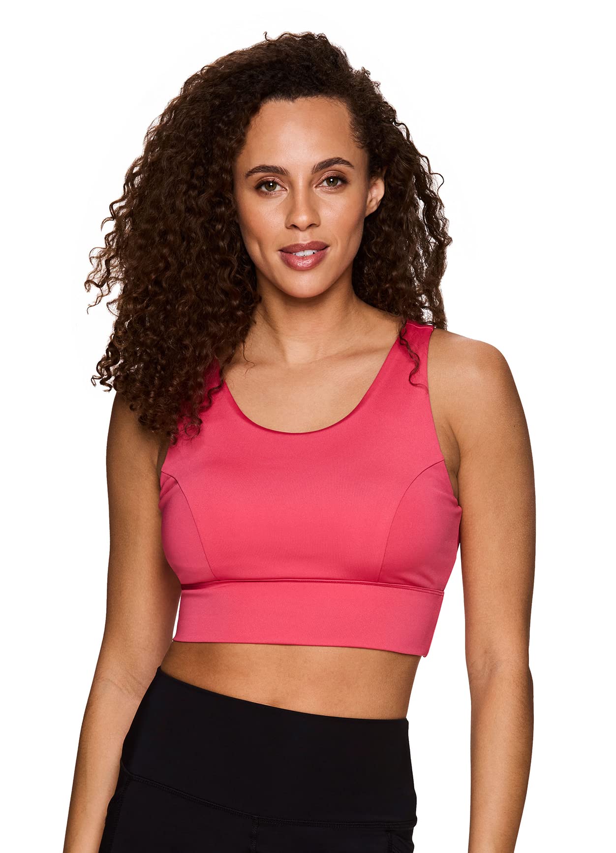 RBX Active - Brasier deportivo de bajo impacto, sin costuras, con tirantes, para mujer