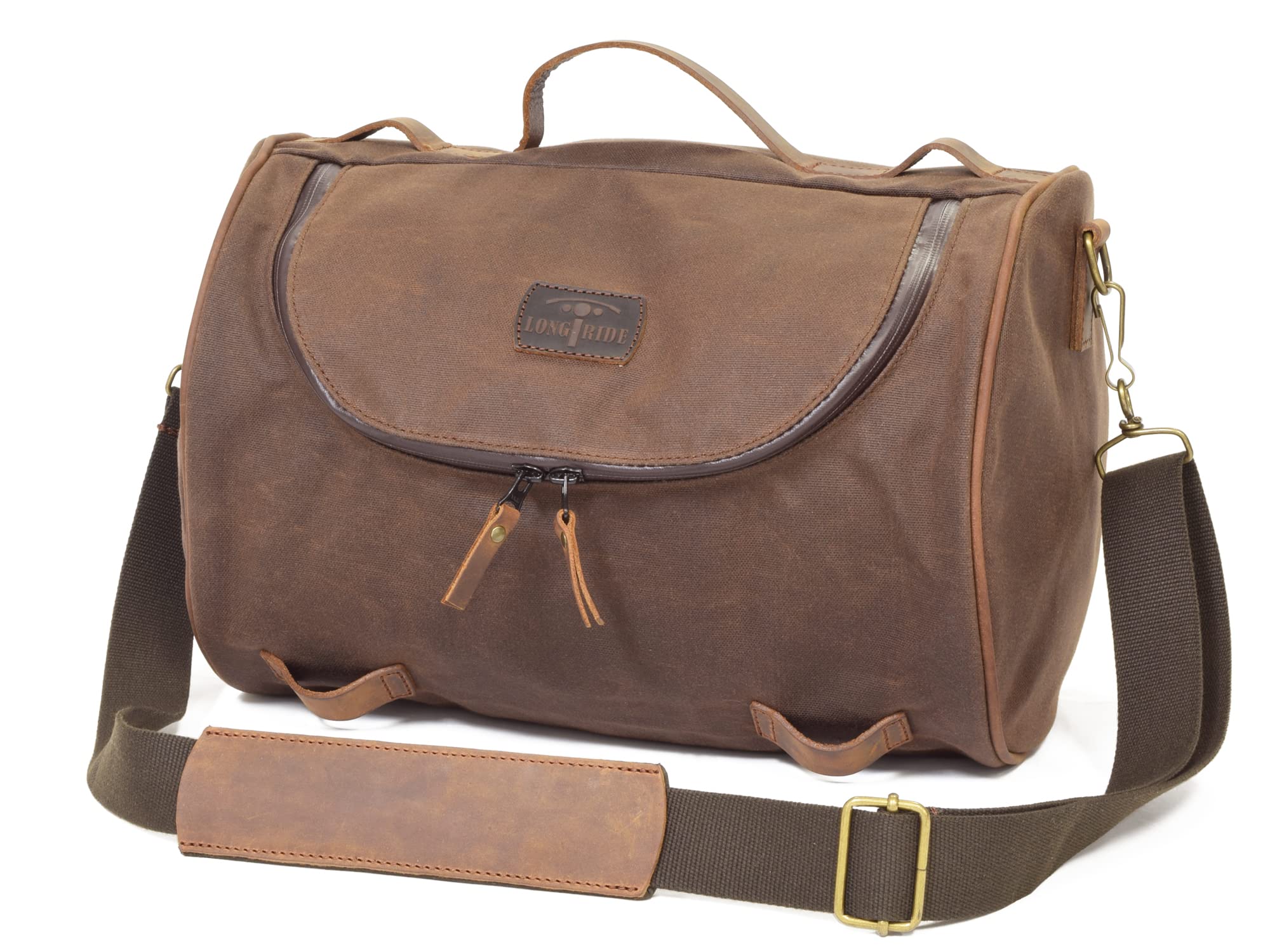 Amazon | LONGRIDE ヘリテージ テールダッフルバッグ (23L) ブラウン 