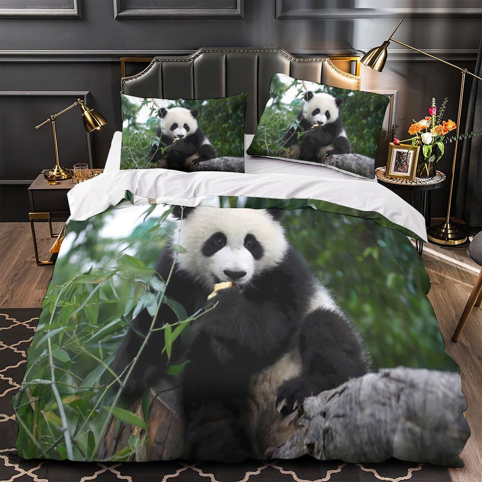 Parure de lit 135x200cm housse de couette microfibre ultra douce
