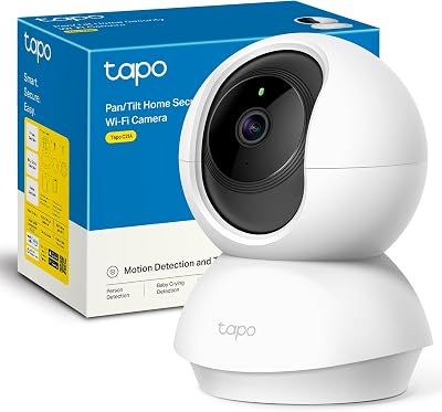 💎 76% MEGA DEAL! Tapo C21A – 2K 3MP Cámara vigilancia WiFi Interior 360°, visión Nocturna, notificaciones en Tiempo Real, detección Persona, Control Remoto, Compatible con Alexa, Cable de 1,5 m sin Soporte de Montaje
