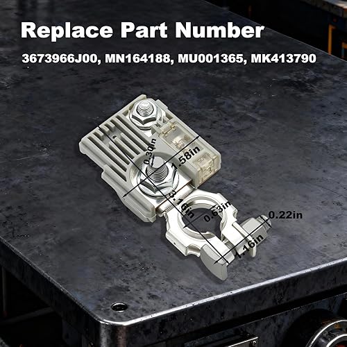 Miniatura 3 de Fusible de batería de 120 amperios con terminal de batería positivo compatible con Mitsubishi Outlander Endeavor Eclipse Galant Suzuki Grand Vitara