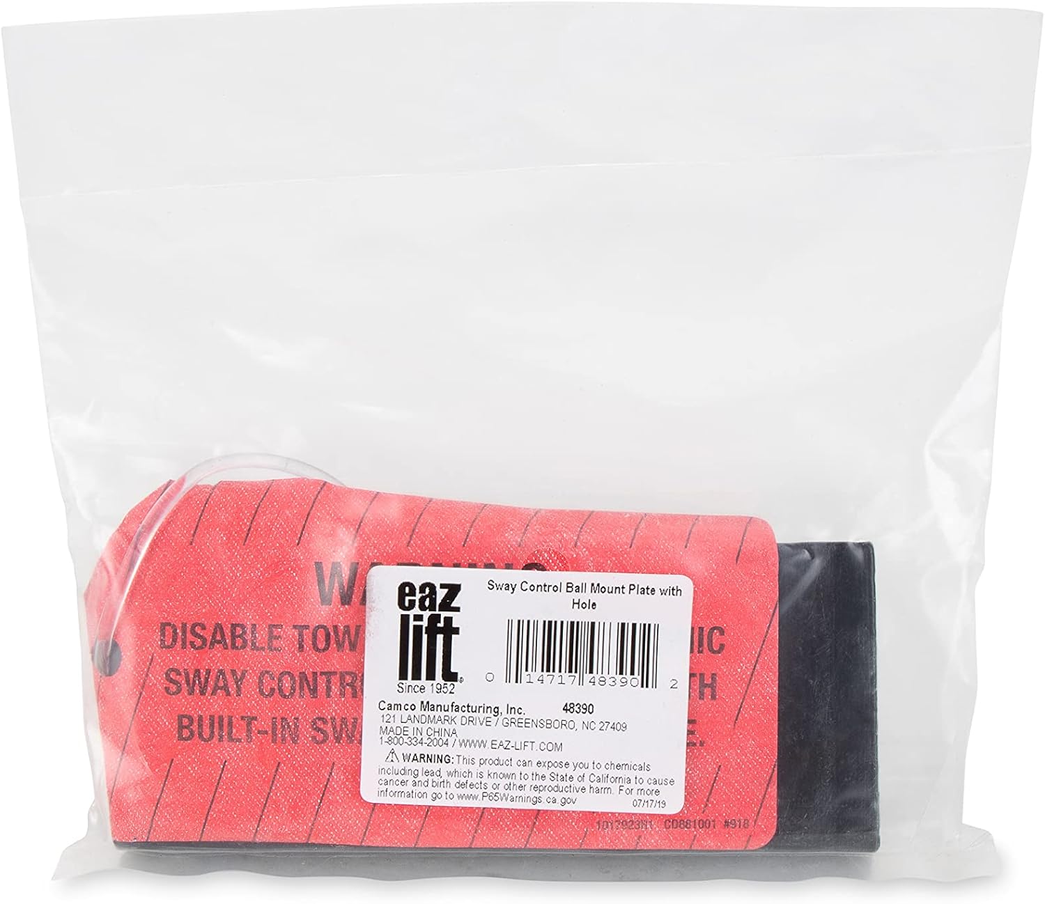 Eaz-Lift Parts/Accessories Ball Mount Bar (48390)