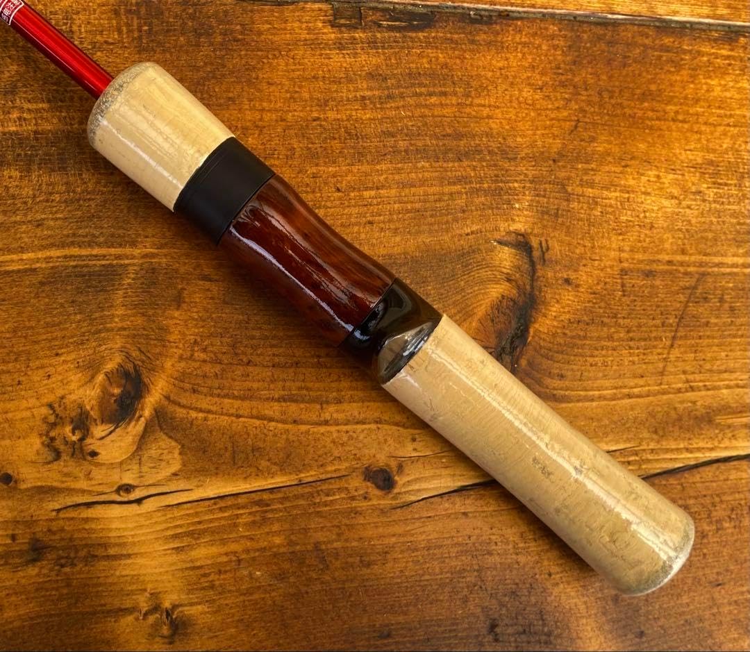 トラウトロッド ウッド調 485UL 424UL ベイトロッド パックロッド