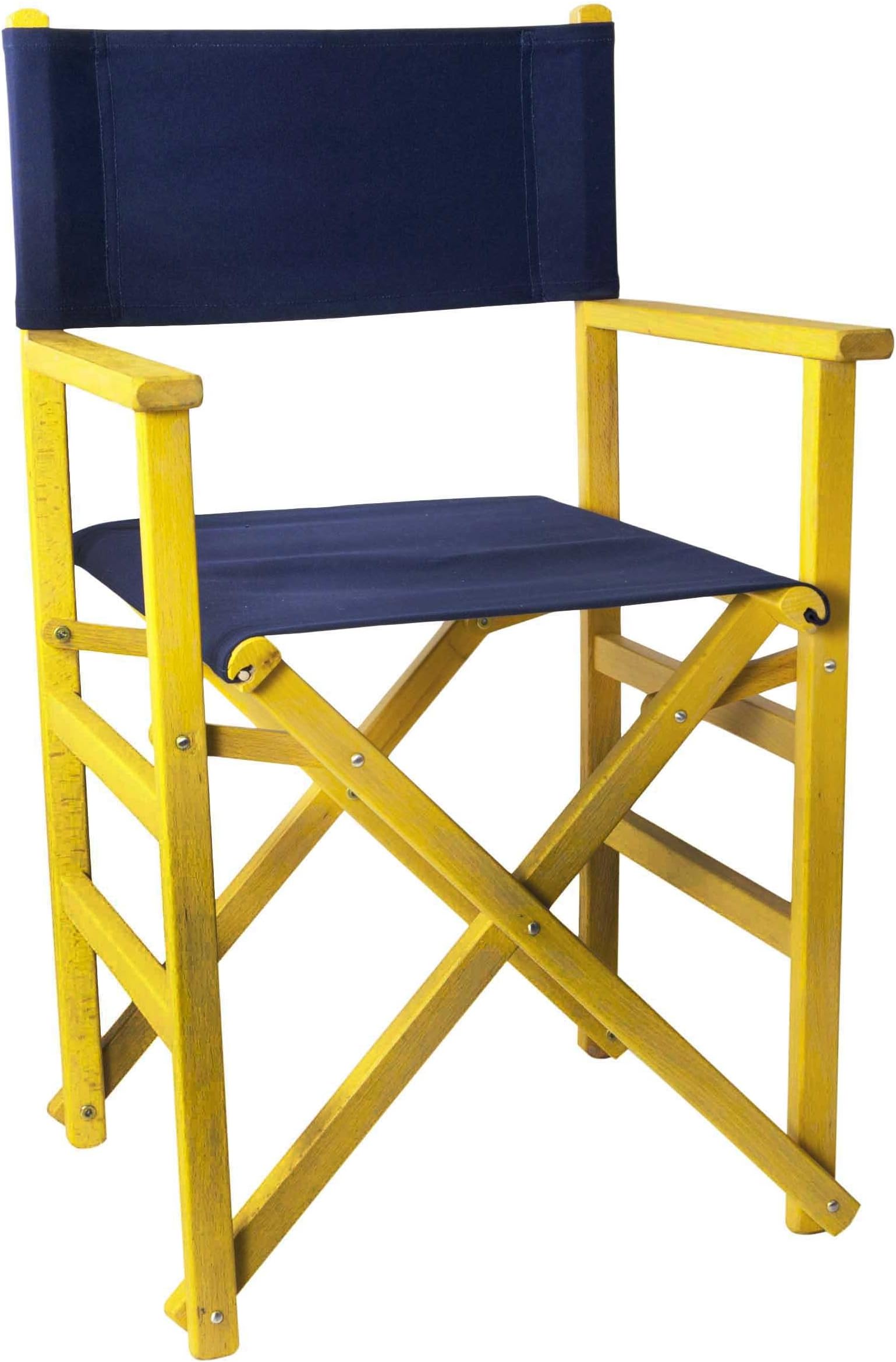 Aranaz 1575 Straight Folding Armchair, Yellow
