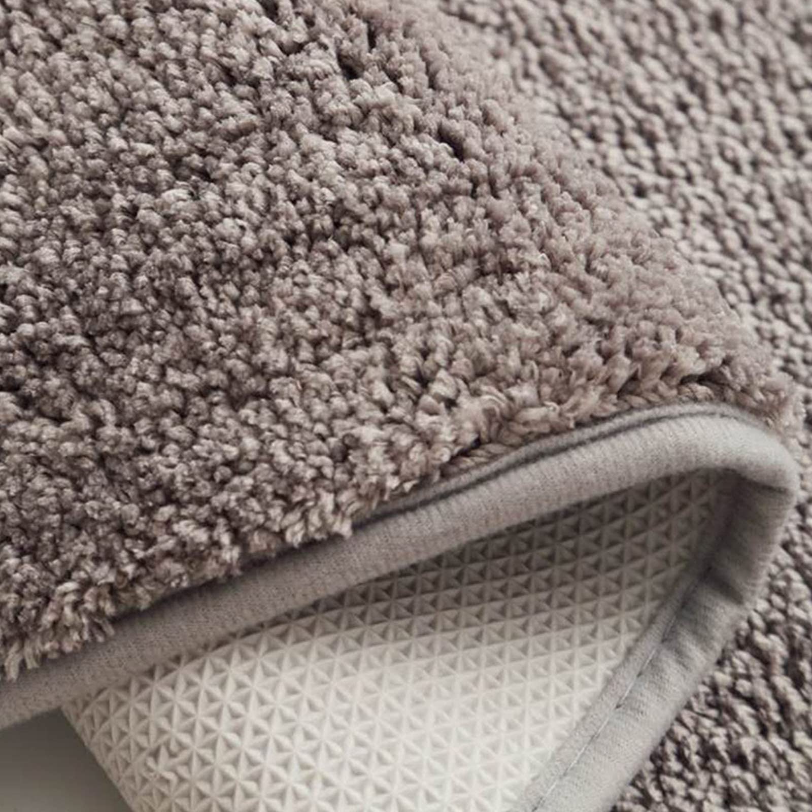 Elegante Alfombra de baño Curvada para Ducha, Alfombra de baño de Esquina, Ducha semicircular, Alfombra Suave Antideslizante para Cabina de Ducha, 100x45cm