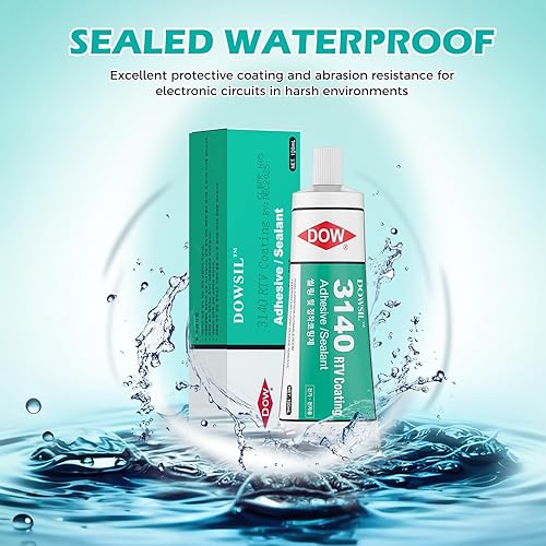 Miniatura 4 de Sellador de recubrimiento RTV 3140 de 100 ml Dow Corning, agentes de unión translúcidos y claros, para la industria eléctrica y electrónica, buena