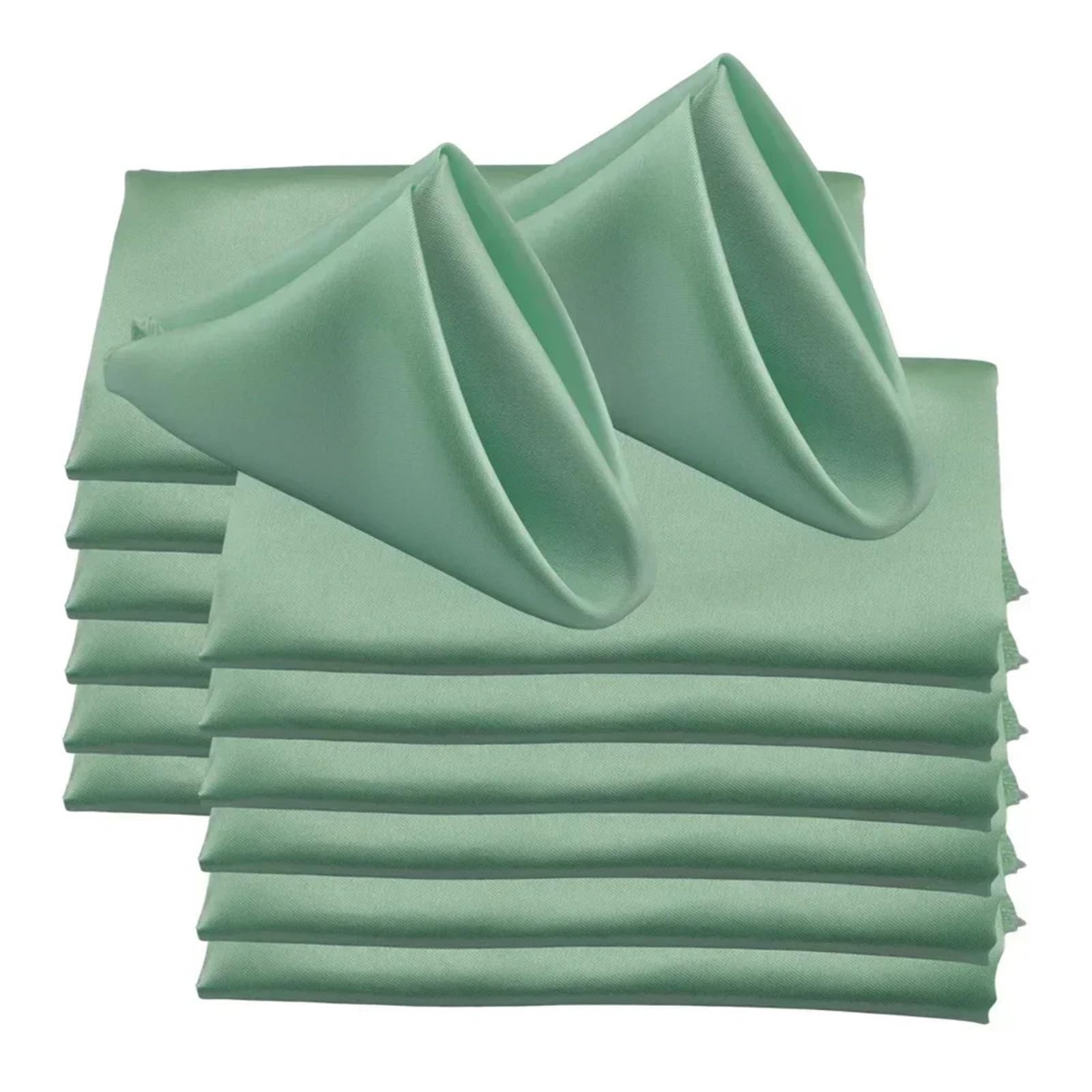 Cloth Napkins 60pcs 48x48cm 19inch Square Satin Napkins For Wedding Party Decors Soft Cloth Dinner Napkin Restaurant