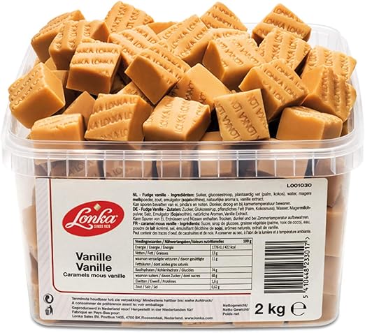 Lonka Vanilla Fudge 2 Kg Amazon Fr Epicerie