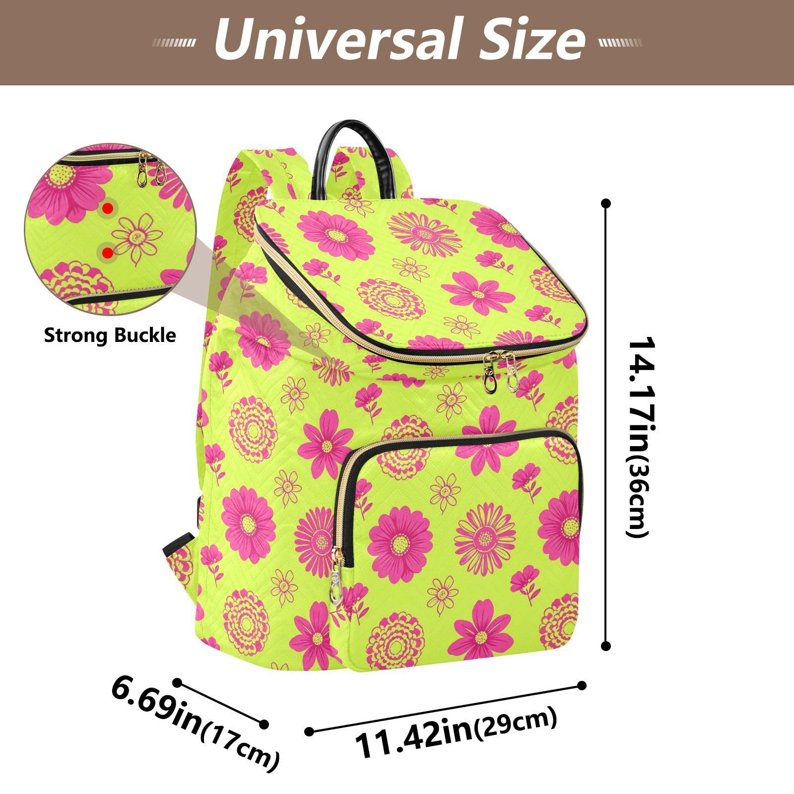 Zaino alla moda da 15 l per le donne leggero durevole versatile borsa