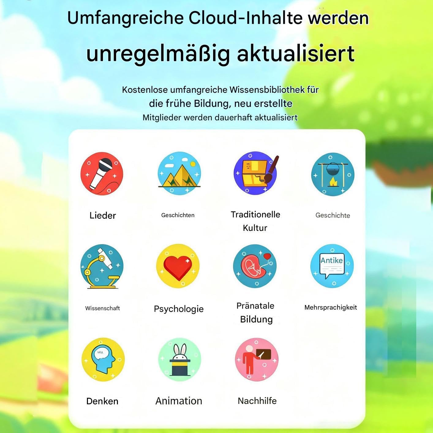 Generisch Para niños: educativo inteligente, parlante interactivo, dispositivo de juego educativo, coleccionable | Más inteligente para y niñas, familia