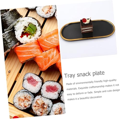 Miniatura 6 de Bandeja de cerámica para joyas, plato de sushi, soporte para placa de anillo, bandeja de bebidas, aperitivo, bandeja para servir, soporte para