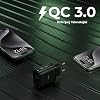 LinkTech C304 18W QC3.0 USB Charging Adapter Black
