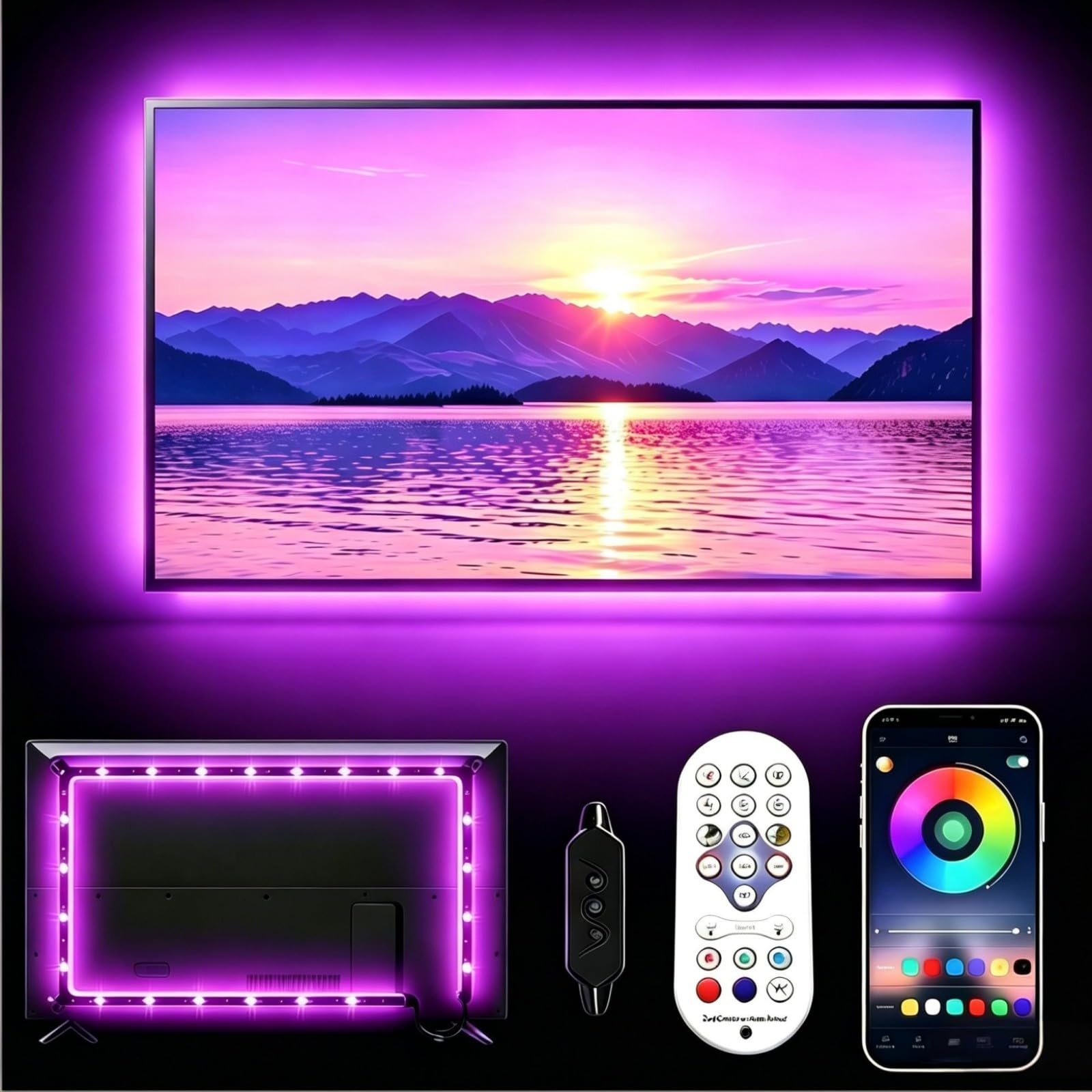 ◆コイズミ◆LED照明器具◆5点◆AD7301B27◆Z-2601DL19◆ Amazon.com: MORIACC LED Lights for TV, 13.1ft Behind TV Backlight