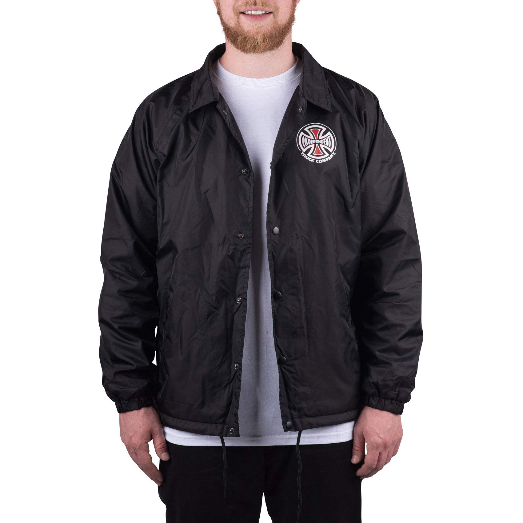Independent Truck Co Black Coach Jacket Size M : Amazon.in