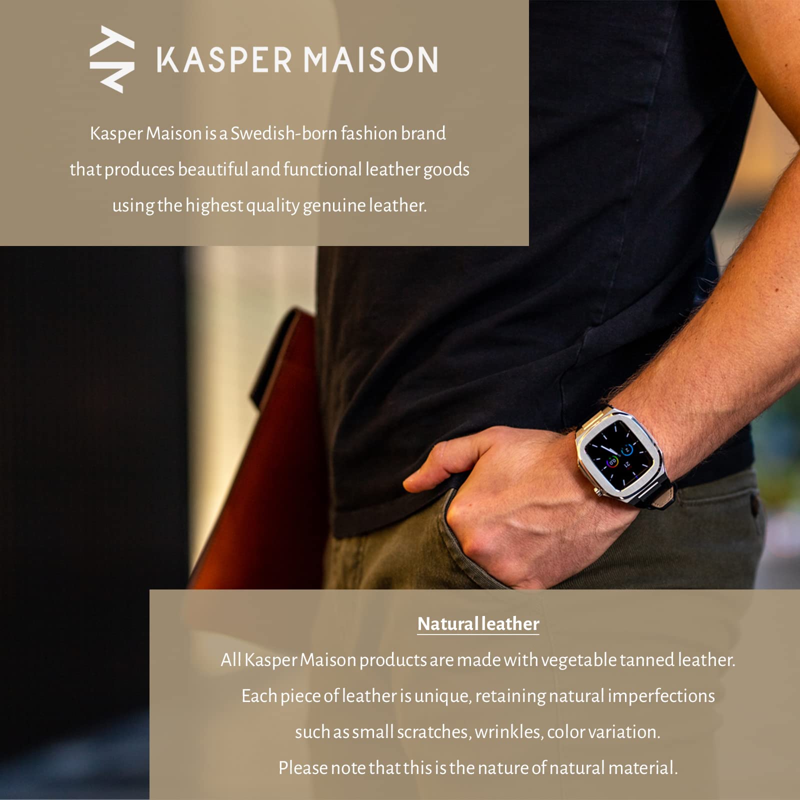 Amazon.co.jp: Kasper Maison アップルウォッチ ケース イタリアン 
