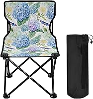 Vista 4 de Outdoor Folding Hydrangeas Butterfly Camping Chairs for Adults Portable Camping Chair Lightweight Lawn Chair 202a5208