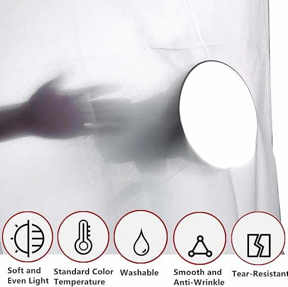 Light Diffuser Sheet 157 x 59 Inches/ 4 x1.5 M Photography Diffusion Fabric, Nylon Light Modifier Cloth for Lighting Softbox, and Light Box Tents, Panel
