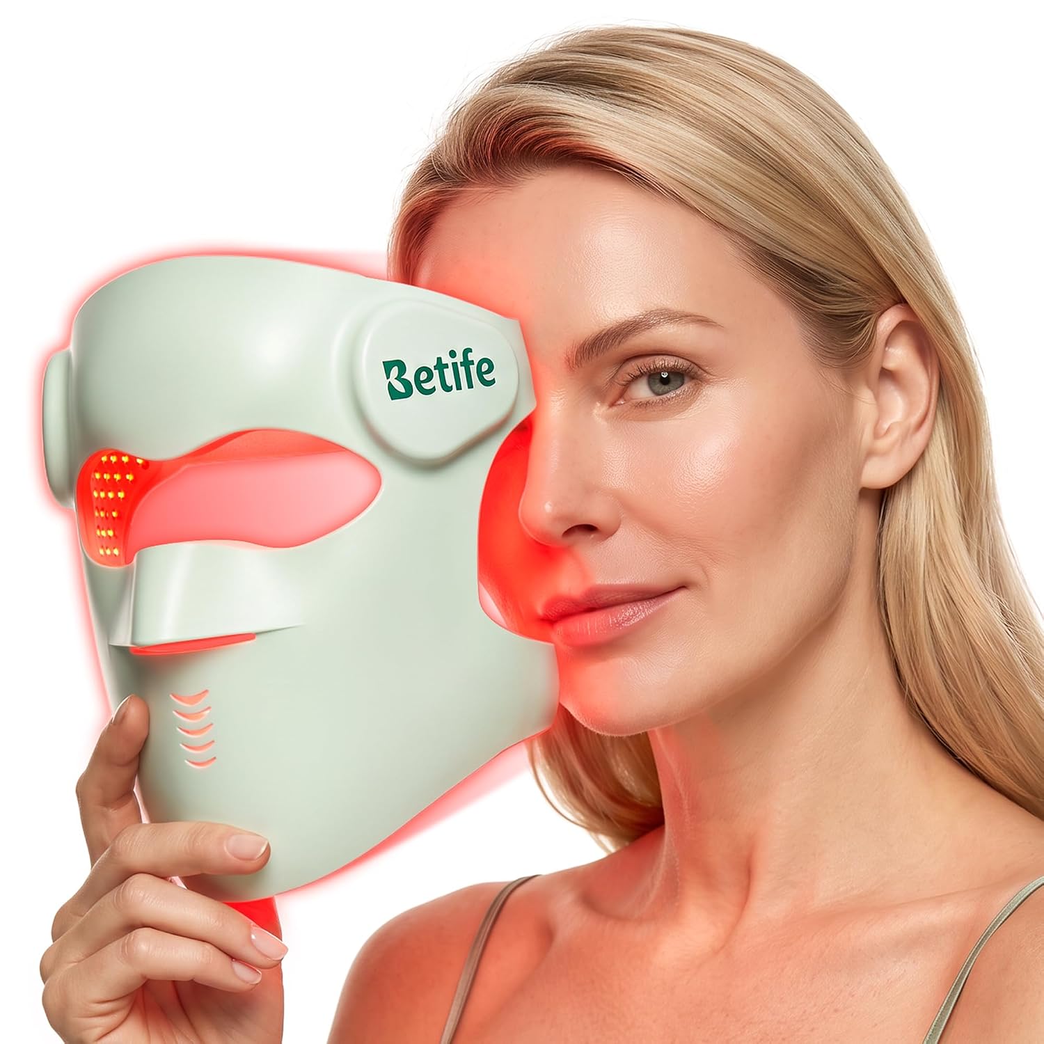 Betife Wireless Red Light Therapy for Face, Zone Targeted Care