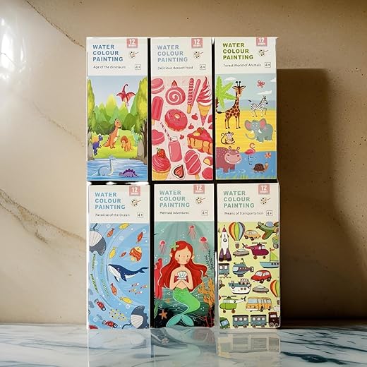 Magic Activity Book Multicolor 6Pcs