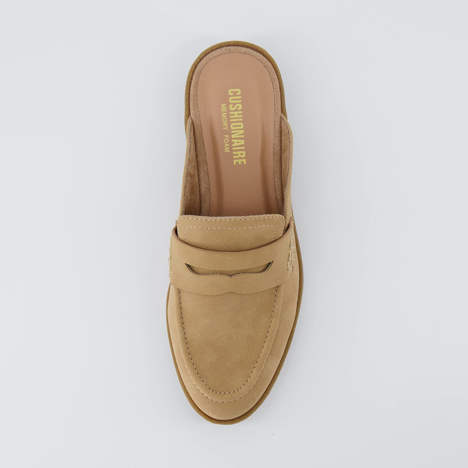 CUSHIONAIRE Women's Prescott Slip On Mule +Memory Foam, Wide Widths Available
