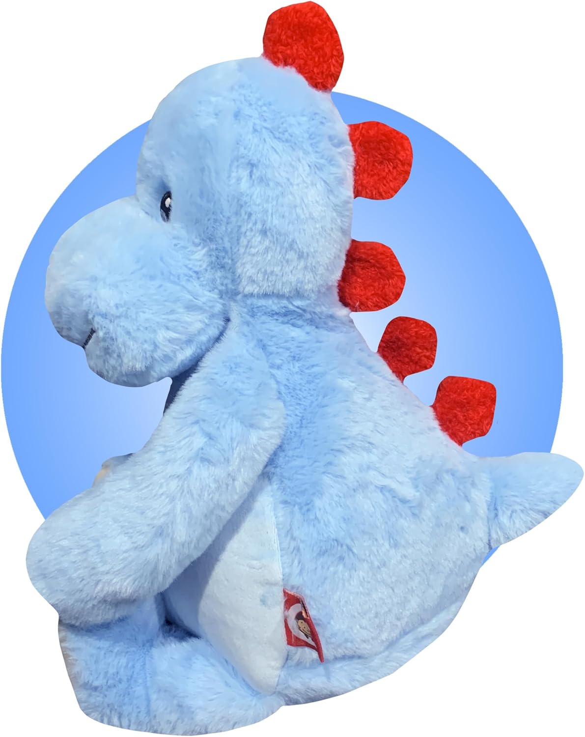 Ear Tube Gifts for Kids - Personalized with Name + Color Choice - Ear Tube Get Well Soon Stuffed Animals - Ear Surgery Recovery Gifts (Blue Dinosaur)