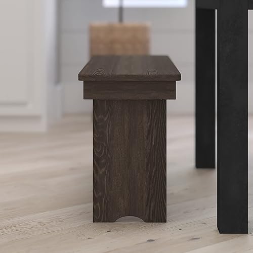 Miniatura 43 de Merrick Lane Tinsley - Banco plegable de pino macizo rústico antiguo de 40 x 12 pulgadas Rústico antiguo,Blanco rústico antiguo,Negro lavado,Natural