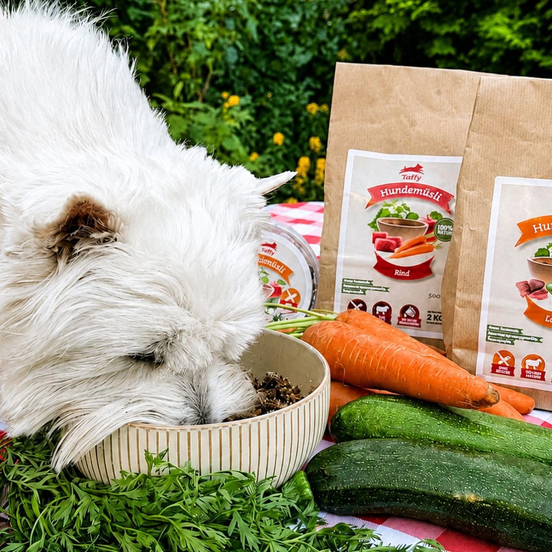Musli z wołowiną i warzywami dla psa | dieta suchy BARF 2 kg