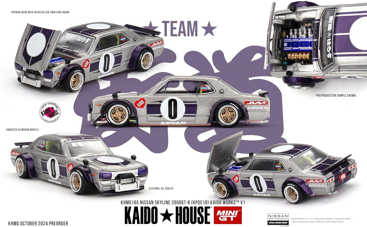 Amazon.co.jp: カイドウハウス 日産スカイライン 2000GT-R KPGC10 ダイ