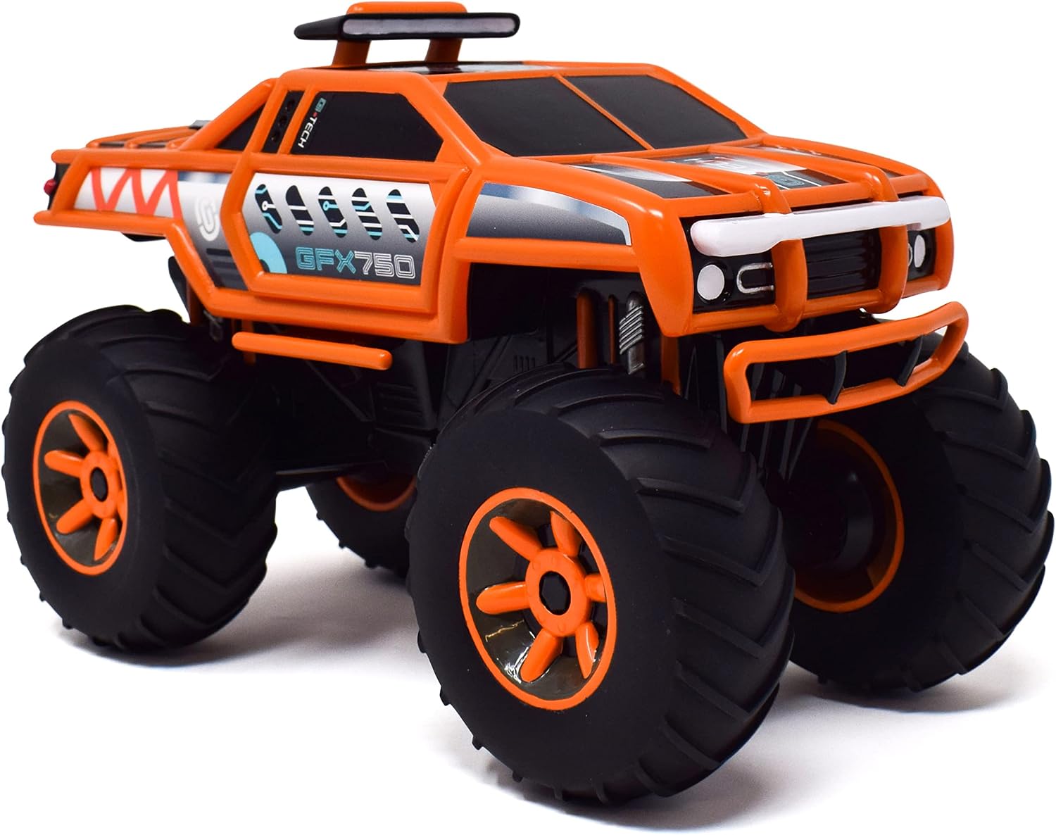 Sunny Days Entertainment Monster Truck – Lights & Sounds Motorized Orange Vehicle