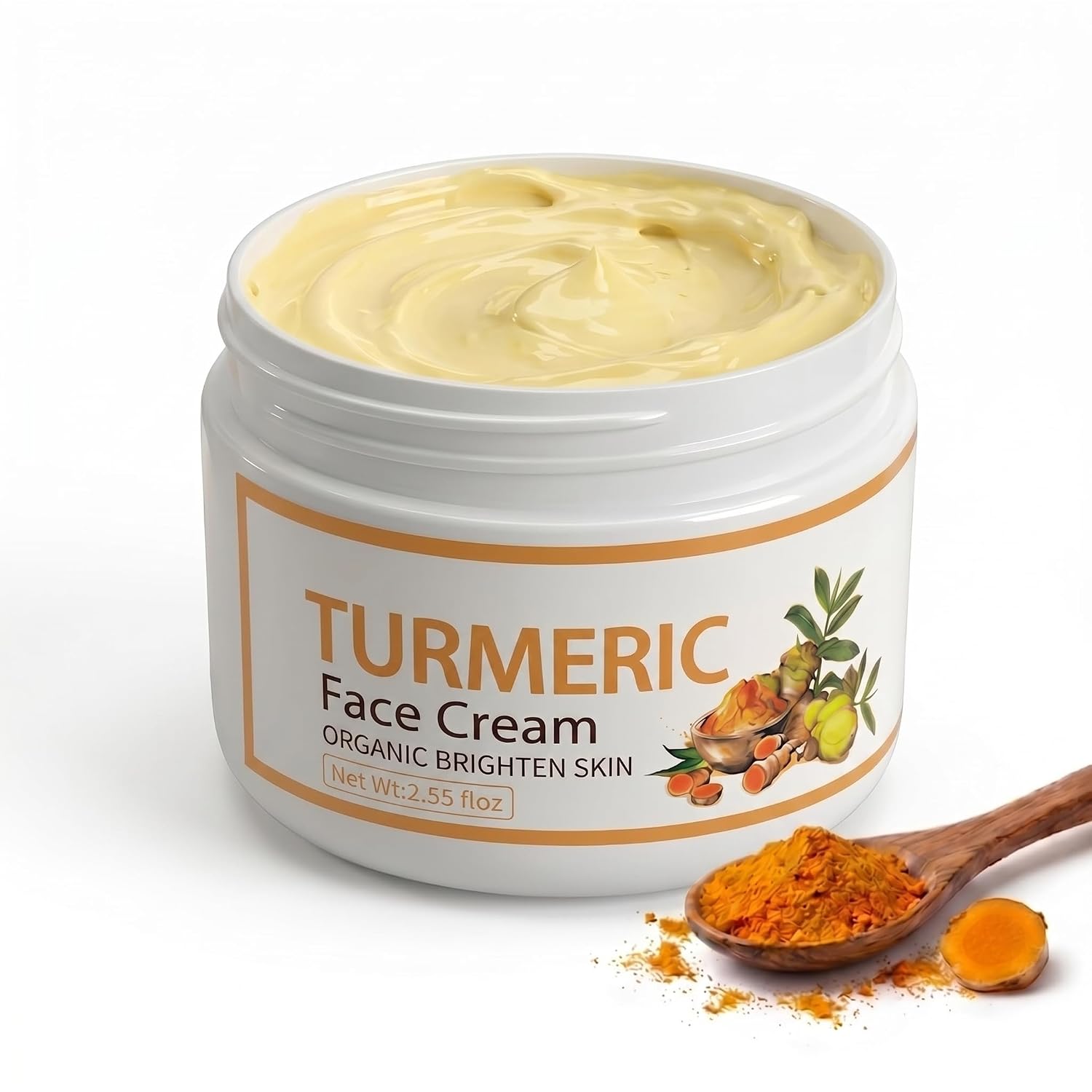 Turmeric Face Cream - Hydrating Daily Moisturizer