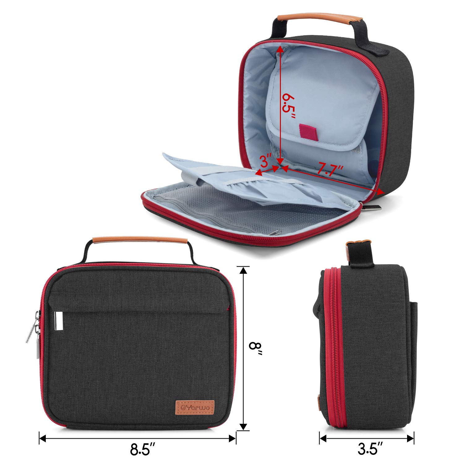 Yarwo Carrying Case for Cricut Easy Press Mini, Portable Tote Bag Compatible with Heat Press Machine and Tools, Black — Amazon image 5