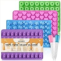 Vista 35 de HKNMTT Moldes de Silicona Mini Forma Redonda, 468 Cavidades Bandeja de Horneado de Pequeñas Semi Esferas Moldes para Golosinas para Perros y Dulces