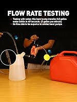 Vista 5 de SMART JERRY - Bomba de sifón para gasolina, bomba de transferencia de fluidos automotriz, kit de bomba anticongelante RV, bomba de transferencia