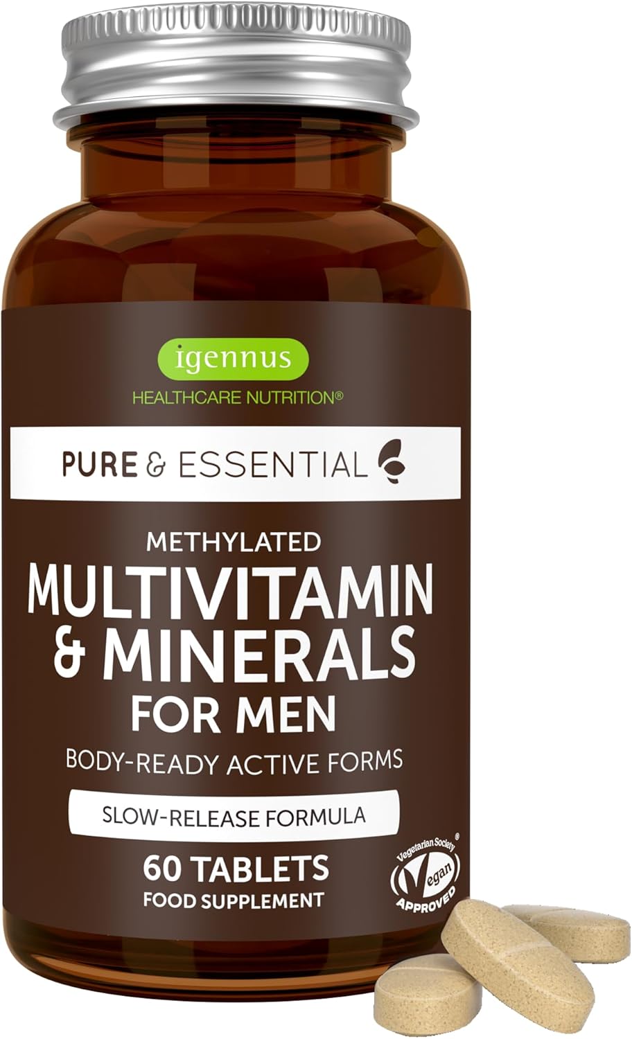 Multivitamines & Minéraux pour Hommes : Avis et Comparatif sur Lycopène, Zinc, Vitamine D3, B6, B12 Méthylées pour Énergie et Santé Immunitaire – 60 Comprimés Libération Lente par Igennus. Multivitamines & Minéraux pour Hommes : Avis et Comparatif sur Lycopène, Zinc, Vitamine D3, B6, B12 Méthylées pour Énergie et Santé Immunitaire – 60 Comprimés Libération Lente par Igennus.