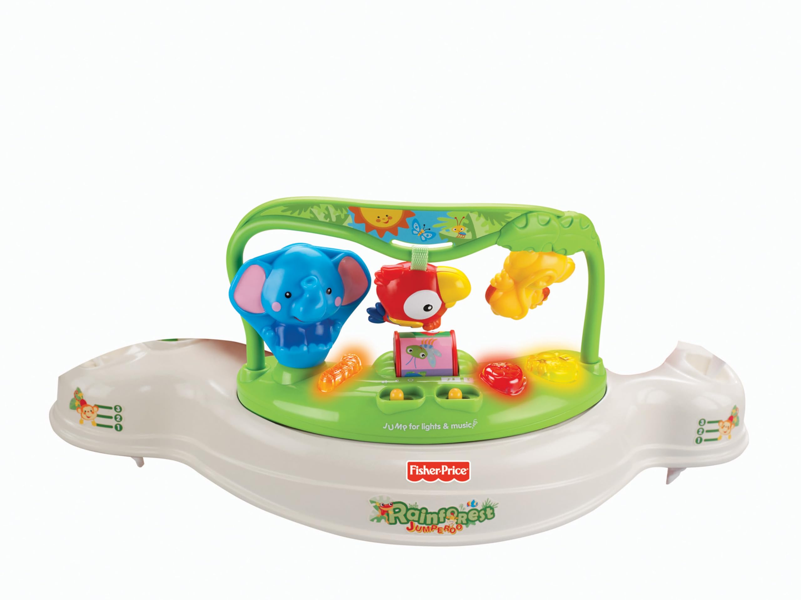 Fisher-Price Saltador Animalito de la Selva con Luces y Sonidos para bebé Mayor a 1 año