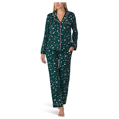 Kate Spade New York Cozy Jersey Notch Pajama Set Women