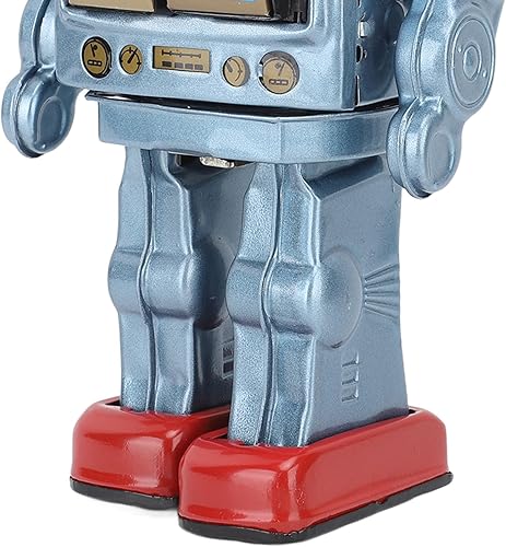 Miniatura 9 de Robot vintage, robot giratorio eléctrico retro para colección, Navidad, regalo, fiesta, cumpleaños, festival, sorpresa, recuerdos, lata